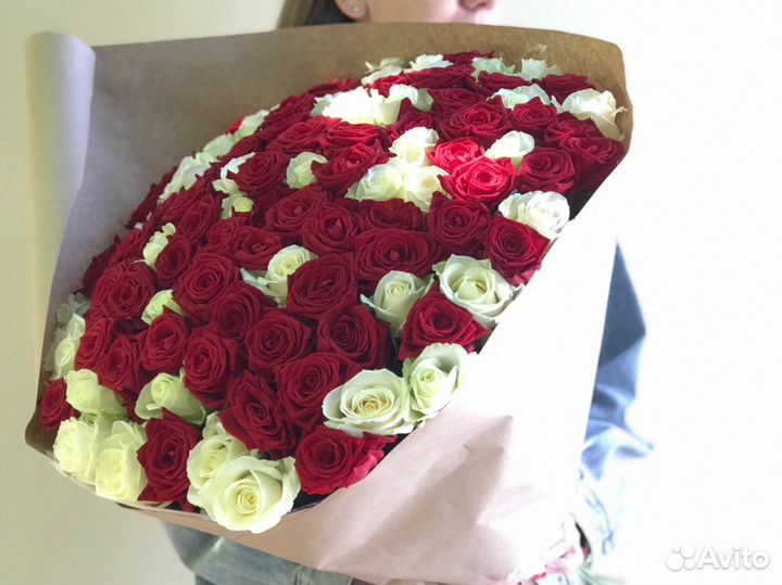 Розы 101 роза 51 25 доставка ростов