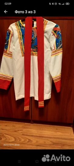Русская народная рубашка для мальчика