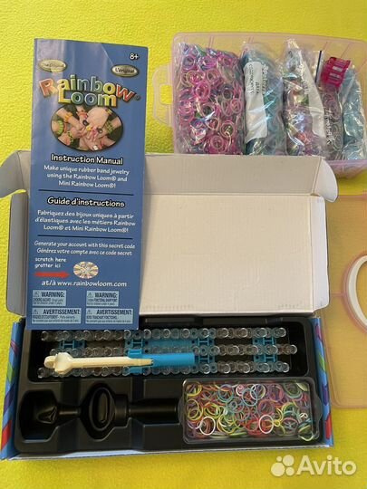Rainbow loom Набор резинок для плетения