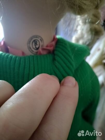 Кукла фарфоровая коллекционная большая