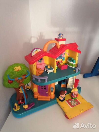 Паровозик, автомобиль, интерактивный домик, стол