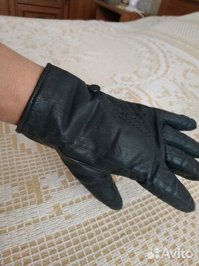 Перчатки женские кожаные 8 размер