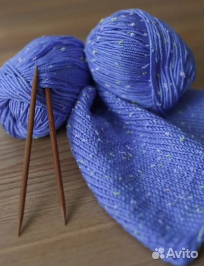 Пряжа нитки для вязания / акрил пакетом