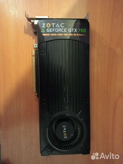 Видеокарта nvidia geforce gtx760 2GB DDR5 256 bit