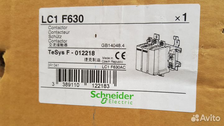 Контакторы Schneider Electric LC1F 115-1600А Новые