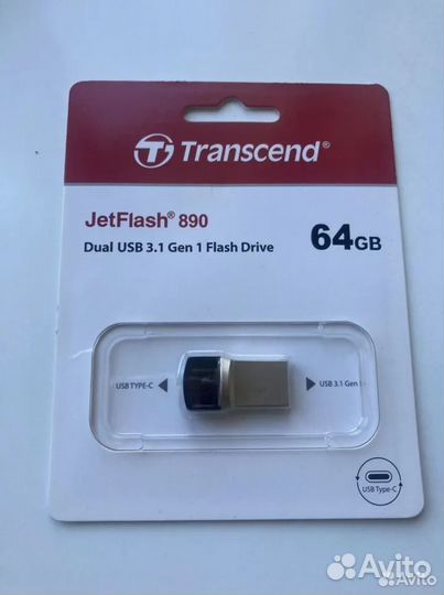 Transcend JetFlash 890- 64гб, JetFlash 780-128 гб