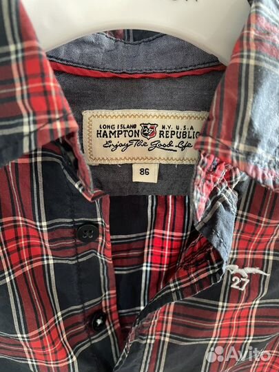 Рубашки комплектом на 1-2 года