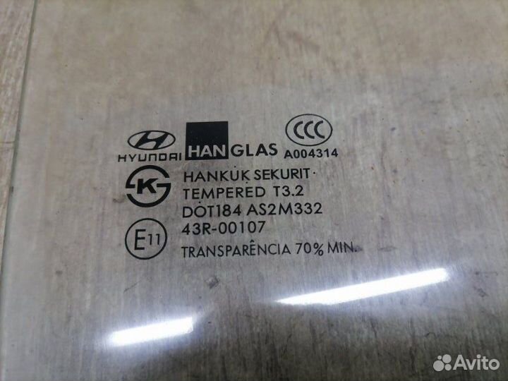 Стекло заднее правое Hyundai Getz TB G4EA 2005