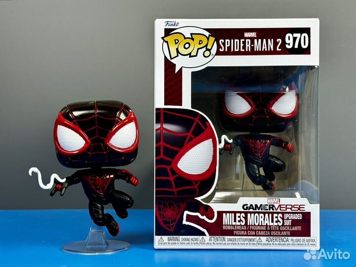 Funko Pop Marvel 970 Miles Morales Upgraded Suit