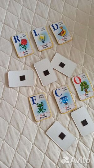 Английский алфавит на карточках