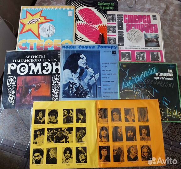 Пластинки виниловые 42 штуки