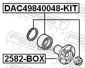 Ступица колеса citroen/fiat/peugeot пер. 1.0-1