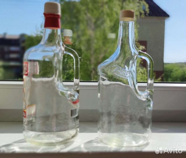 Бутылка стеклянная 1.75 литра