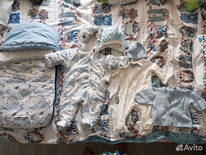 Конверт на выписку для мальчика осень-зима