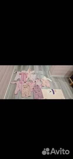 Вещи пакетом на девочку размер 68