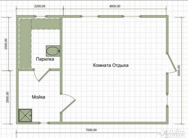 Баня из бруса под ключ