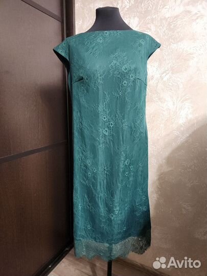 Вечернее кружевное платье 46 48