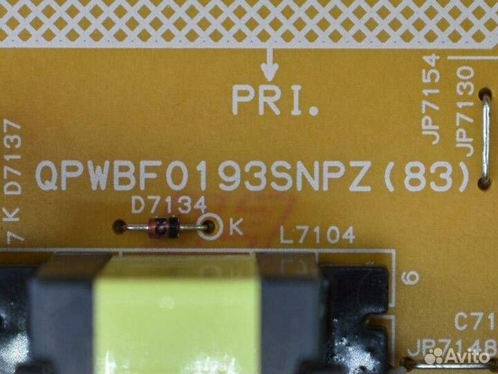 Запчасти к телевизора runtka396wjqz qpwbf0193snpz