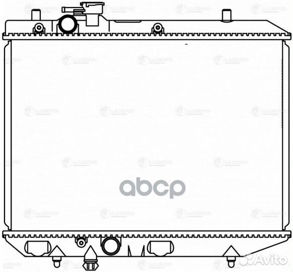 Радиатор охл. для а/м Lifan Smily (08) 1.3i M/A