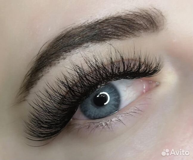 Наращивание ресниц, ламинирование, покраска бровей