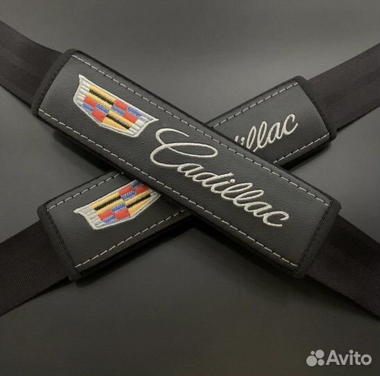 Накладки на ремни безопасности для Cadillac