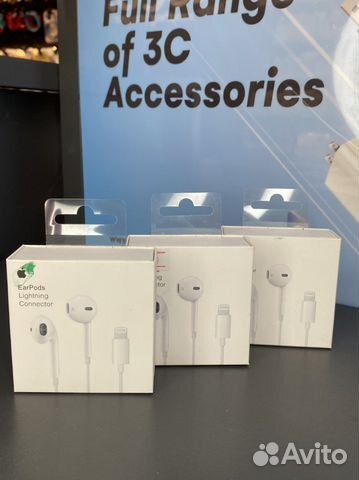 Наушники apple проводные lightning