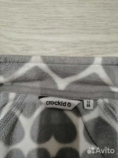 Флисовая кофта Крокид р-р 80