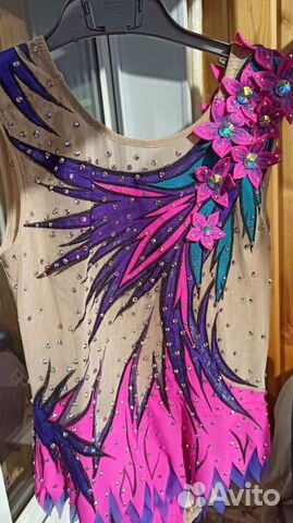 Купальник для художественной гимнастики р. 134-140