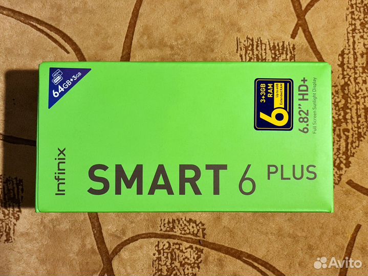 Смартфон Infinix Smart 6 Plus 3/64 гб (Новый)