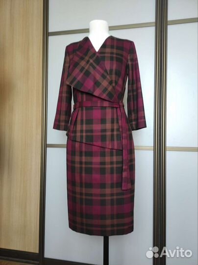 Платье клетчатое