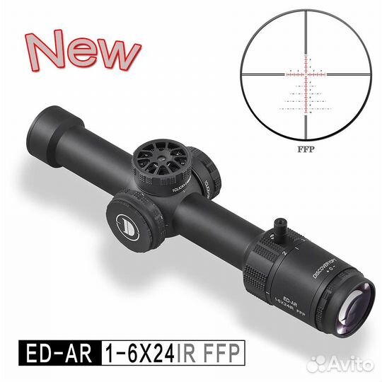 Оптический прицел discovery ed- ar 1-6x24