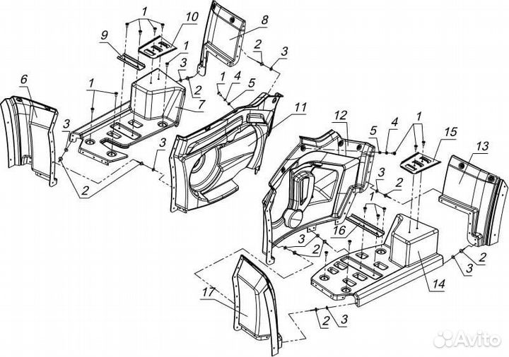 Боковина левая для рм 500