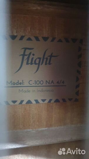 Классическая гитара flight c100 na 4/4