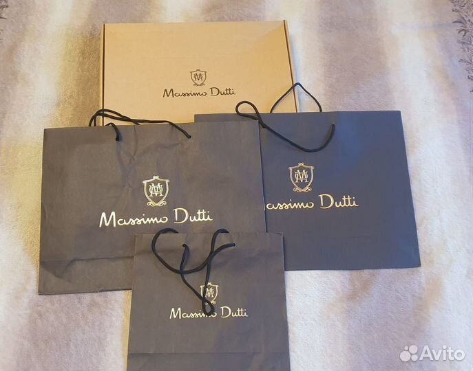 Пакет коробка Massimo Dutti