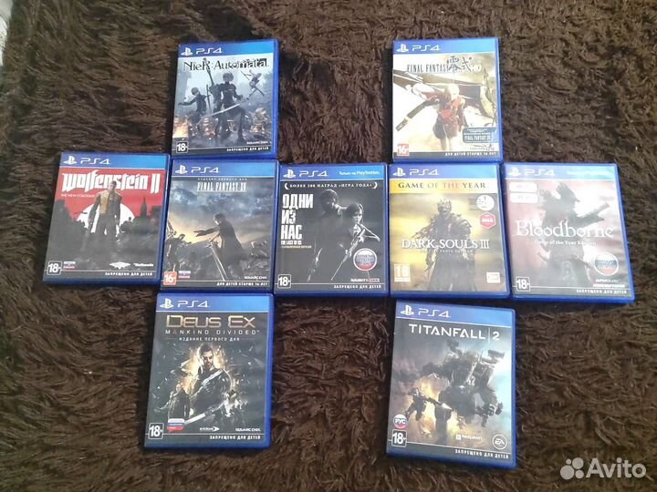 Игры на PS4 продам (Самовывоз)