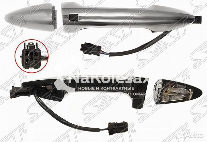 Ручка двери KIA RIO 10-17 RH передняя smart KEY