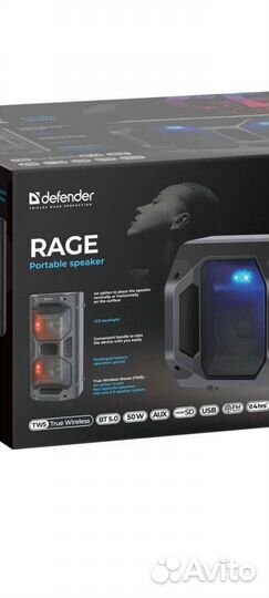 Блютуз колонка.Defender range