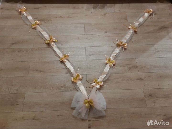 Продам свадебные украшения на машину бу