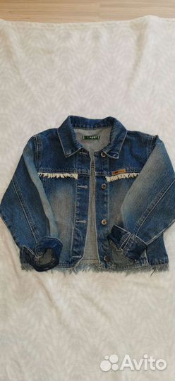 Джинсовые вещи на девочку 110 - 116