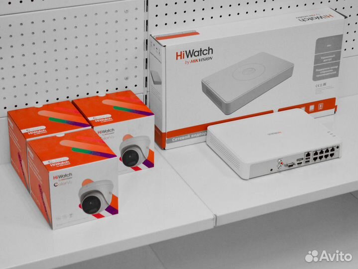 Домашние купольные ip камеры 4MP ColorVu