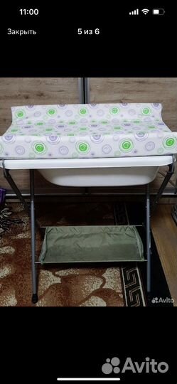 Детская ванночка с пеленатором