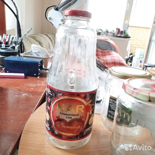 Банки и бутылки стеклянные бу