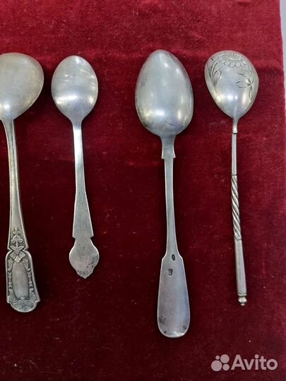 Серебряные ложки 84 пробы, 875 и 925 пробы