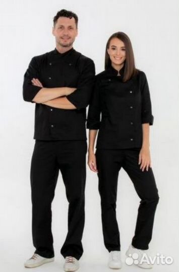 Китель поварской мужской белый оптом