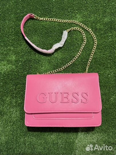 Сумка Guess женская черн,бежевая,розовая