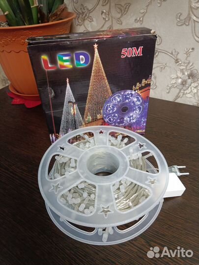 Уличная гирлянда в катушке 50м