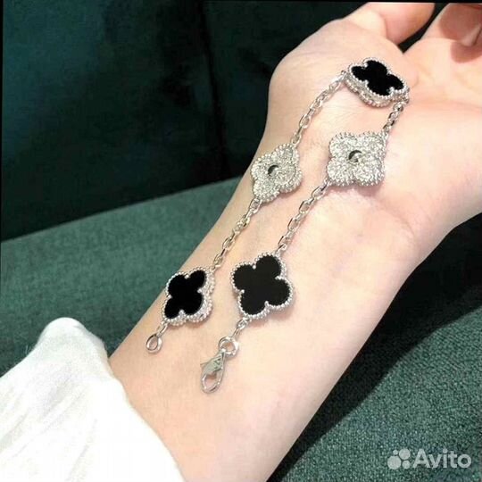 Браслет Vintage Alhambra, 5 мотивов