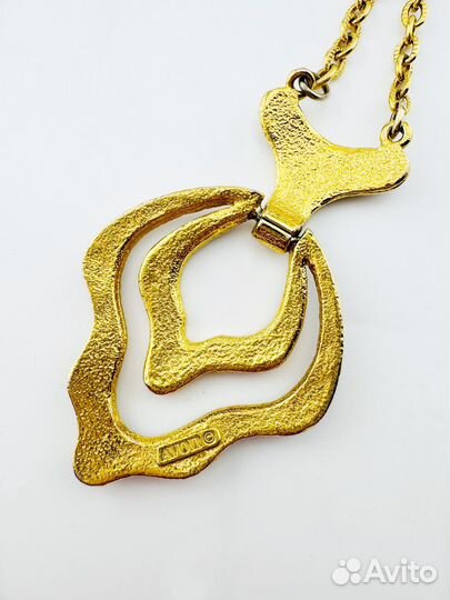 Винтажный кулон Avon США эмаль