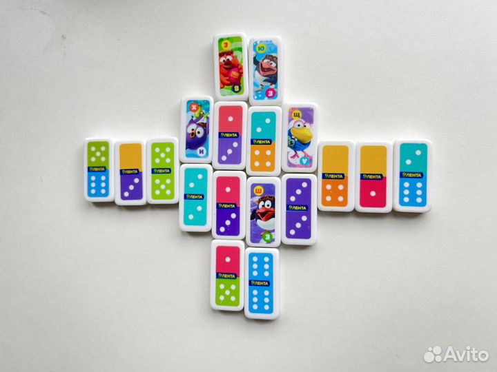 Домино лента смешарики керамика