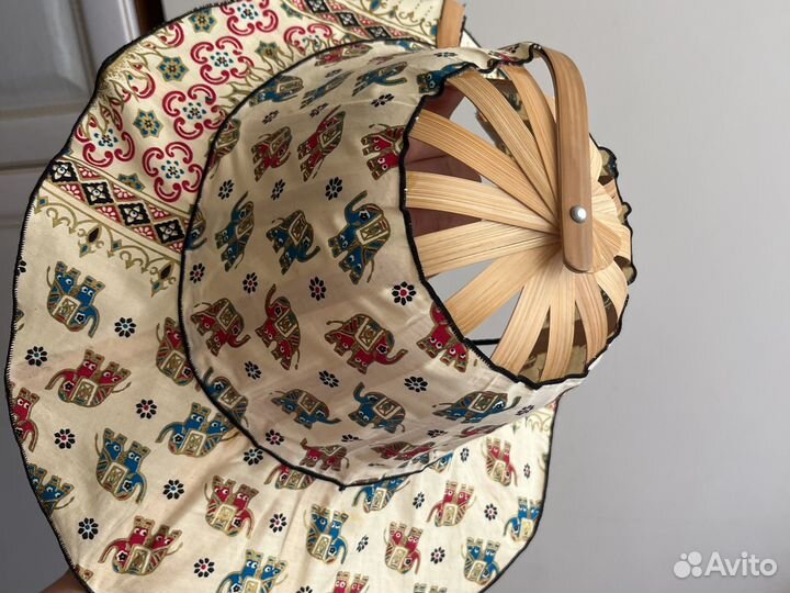 2в1 шляпка и веер